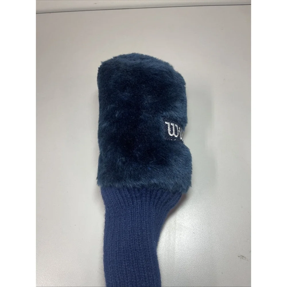 Vintage Wilson Staff Generic Universal #X Driver Plush Golf Cover Blue